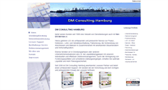 Desktop Screenshot of dm-consulting-hamburg.de